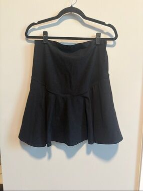 Beyond the Bump Black Maternity Athletic Skirt